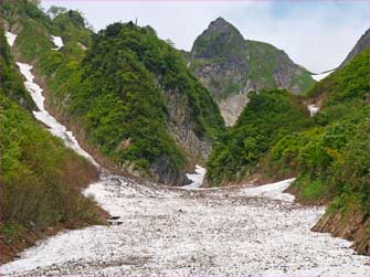 荒菅沢雪渓