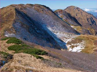 焼山へ