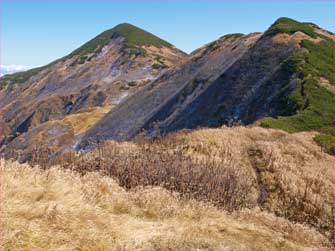 火打山へ