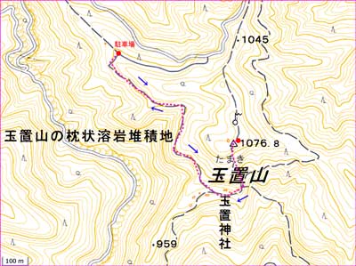 玉置山地図