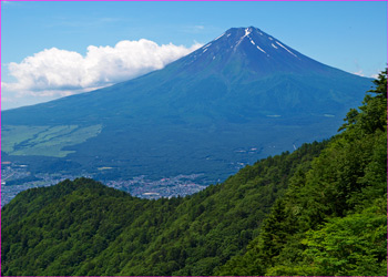 三ツ峠の富士山