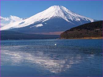 山中湖の富士