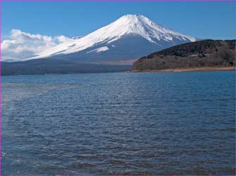 山中湖の富士