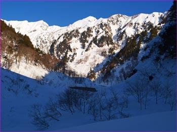 西俣から鹿島槍