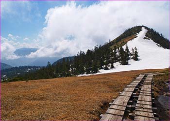 苗場山にて