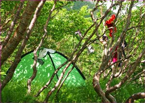 荒川小屋幕営