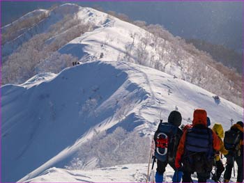 下山の合戦尾根