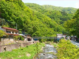 芦川沿い