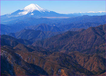 塔ノ岳から富士山