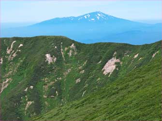 鳥海山見ゆ