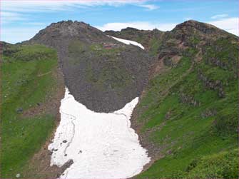 鳥海山山巓