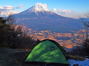 毛無山夕暮れ