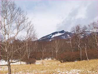 女峰山見ゆ