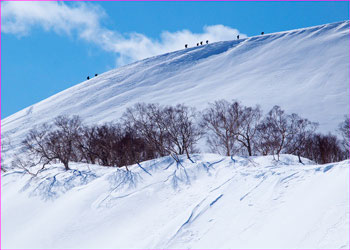 八方尾根登行