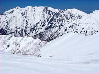 抜け戸岳方面