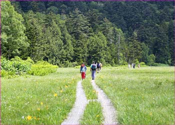 沼山峠へ