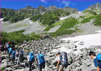 山岳部の連中