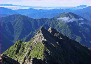 明神岳方面