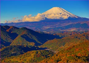 松田山より富士山