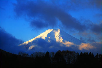 富士山明ける