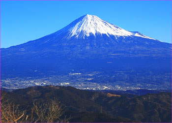 浜石岳快晴の富士