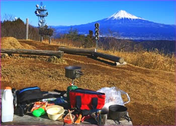 山頂にて宴