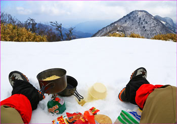 十枚山で昼餉