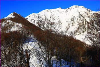 谷川岳望む