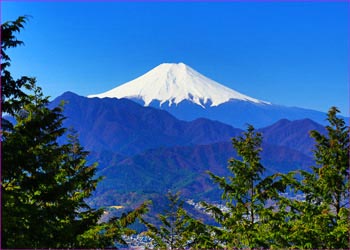 九鬼山から富士山