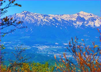 鍋倉山から妙高火打展望