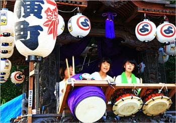 白籏神社夏祭り