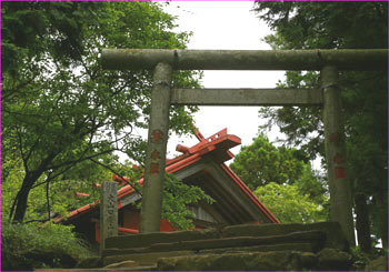 大山山頂鳥居