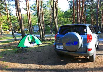 本栖湖キャンプ場