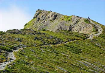 白馬岳へ