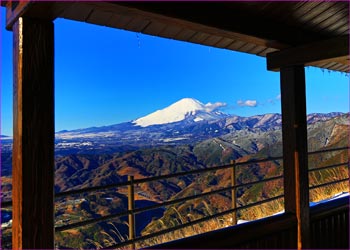 展望所から富士