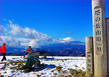 塔ノ岳にて