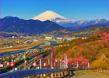 松田公園から富士山