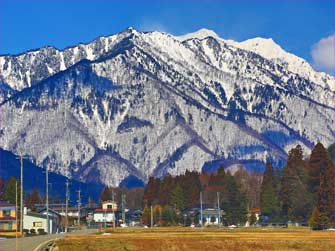 鹿島から爺ヶ岳