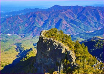 山頂より北方