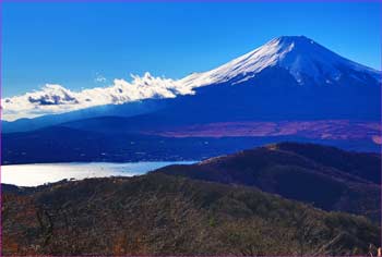 石割山午後の富士