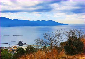 志下山から駿河湾