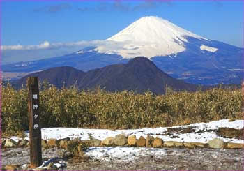 明神ヶ岳から富士山