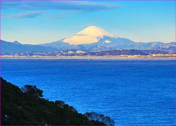 e江ノ島から富士山