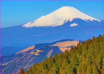 高松山から富士山