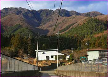 滝子山振り返り見る