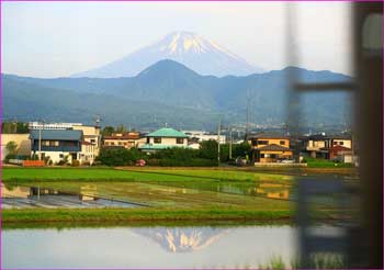 御殿場線から富士山