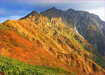 鹿島槍望む