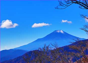 畦ヶ丸から富士山