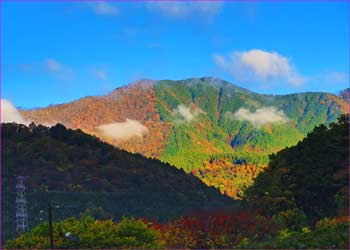 寄から雨山方面