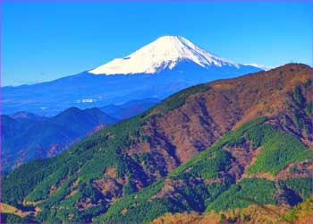 富士見台から富士山